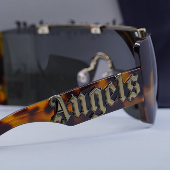 Final Price! Palm Angels PERI032 LOS ANGELES 6007 Havana/Gold Sunglasses - Picture 6 of 12